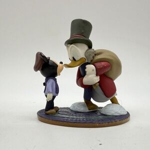 Disney Store Ltd London A Christmas Carol Scrooge Tiny Tim PVC Figure Toy Flawed